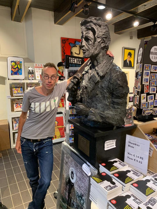 Dolf Jansen in het Herman Brood Museum