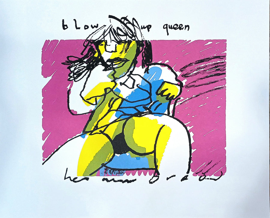 Blow up Queen - Zeefdruk - ONGESIGNEERD