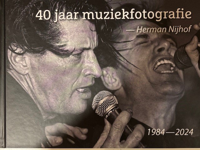 Herman Nijhof boek 40 jaar muziekfoto's