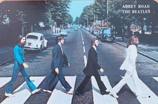 The Beatles - Abby Road - op aluminium