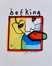 Magneet op canvas - Befking - Herman Brood