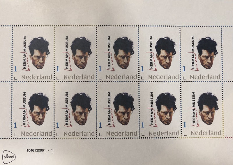 Postzegels - Herman Brood - Wit