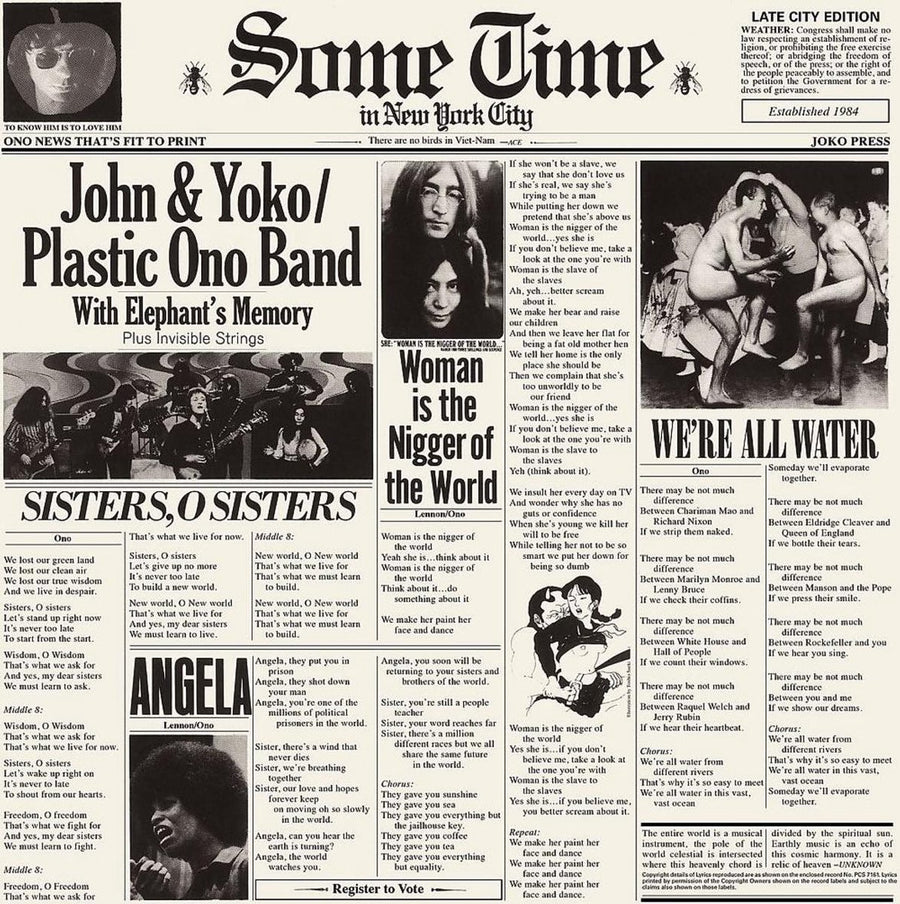 Some Time In New York City John Lennon &amp; Yoko / Plastic Ono Band