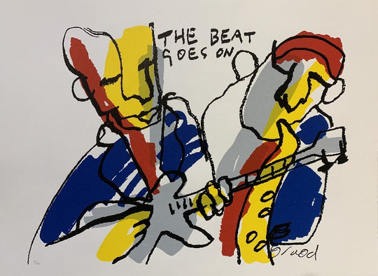 The Beat Goes On 2.0 - Zeefdruk Herman Brood