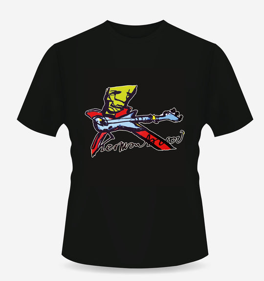 Guitarman - Zwart T-shirt