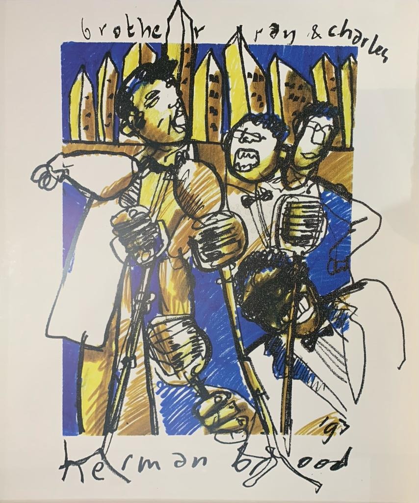 Kunstdruck ''Bruder Ray Charles''